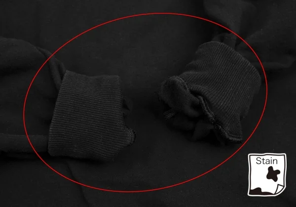 Y-3 Shirring Switching Dolman Hoodie K-112299_007