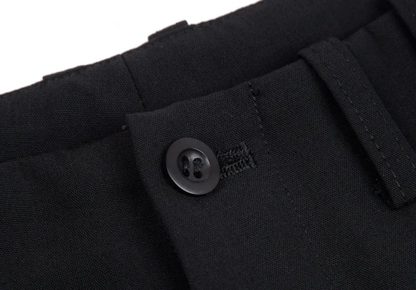 ワイズ レッドレーベルY's red Label ウールタック裾ダブルパンツ 黒1 K-112328_004