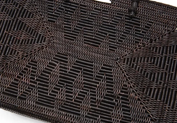 アニエスベーagnes b. バンブーハンドバッグ 焦げ茶 K-112346_006