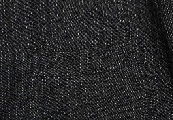 コムデギャルソン オムCOMME des GARCONS HOMME レーヨンピンストライプジャケット チャコールS K-112352_006