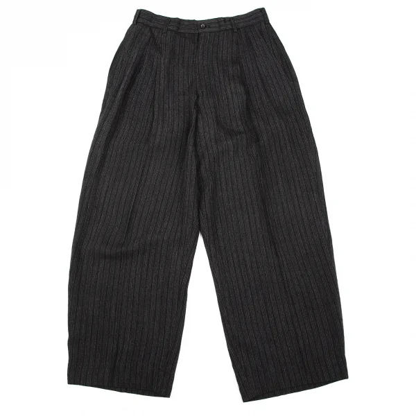 コムデギャルソン オムCOMME des GARCONS HOMME レーヨンピンストライプセットアップ チャコールS K-112354_013