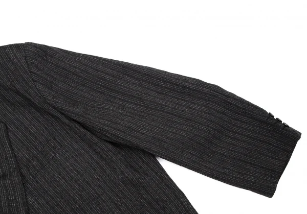 コムデギャルソン オムCOMME des GARCONS HOMME レーヨンピンストライプセットアップ チャコールS K-112354_005