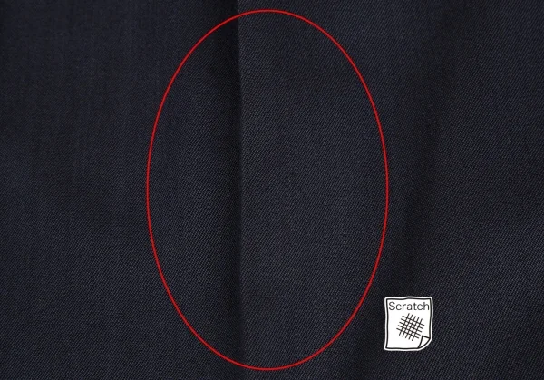 コムデギャルソン オムプリュスCOMME des GARCONS HOMME PLUS 裾折り返しツータックハーフパンツ 濃紺M K-112356_010