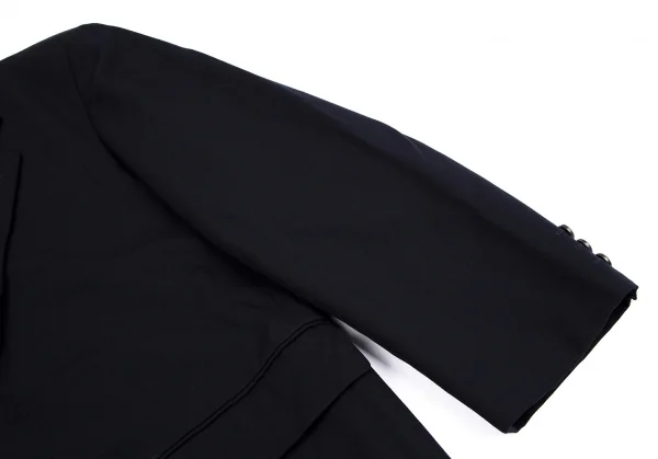 コムデギャルソン オムプリュスCOMME des GARCONS HOMME PLUS ウールギャバノッチドラペル2Bジャケット 紺M K-112360_007