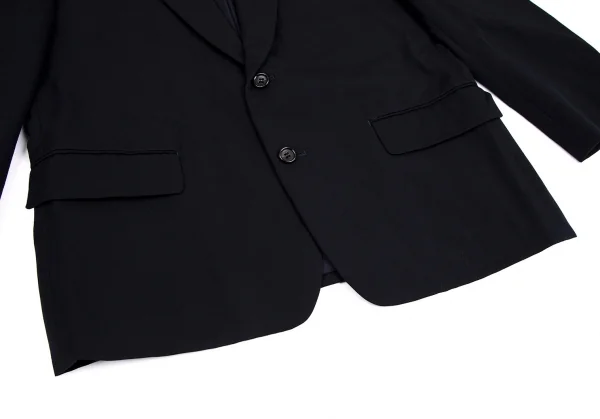 コムデギャルソン オムプリュスCOMME des GARCONS HOMME PLUS ウールギャバノッチドラペル2Bジャケット 紺M K-112360_009