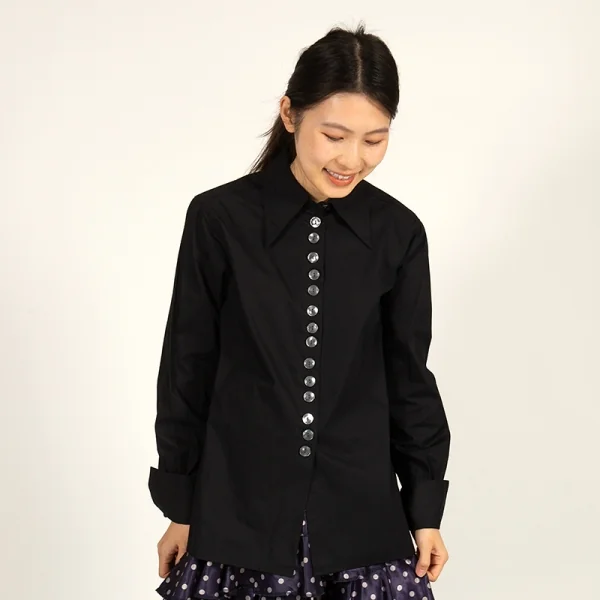 Jean-Paul GAULTIER Button Design Long Sleeve Shirt K-112383_017