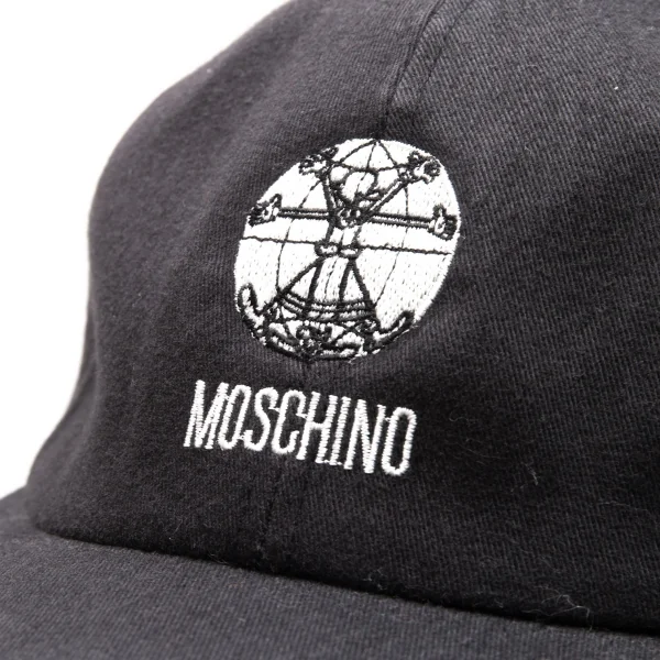 チープアンドシックバイモスキーノCheap and Chic by MOSCHINO ロゴ刺繍ベースボールキャップ 墨黒F K-112387_003