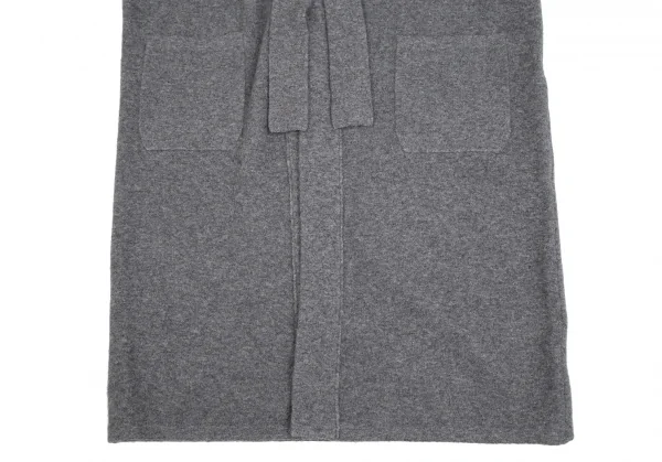 アンダーソンアンダーソンUNDERSON UNDERSON 和紙ファブリックダブルフェイスニットガウンコート グレー1 K-112389_010