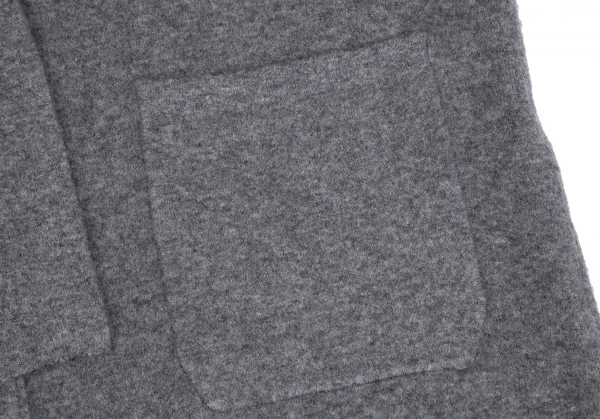 アンダーソンアンダーソンUNDERSON UNDERSON 和紙ファブリックダブルフェイスニットガウンコート グレー1 K-112389_011