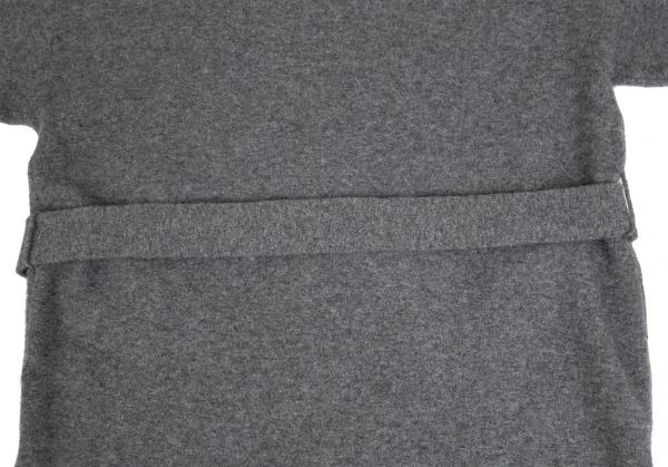 アンダーソンアンダーソンUNDERSON UNDERSON 和紙ファブリックダブルフェイスニットガウンコート グレー1 K-112389_014