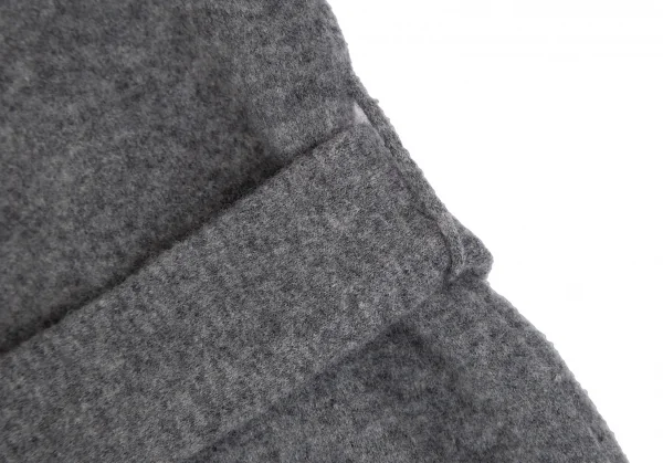 アンダーソンアンダーソンUNDERSON UNDERSON 和紙ファブリックダブルフェイスニットガウンコート グレー1 K-112389_015