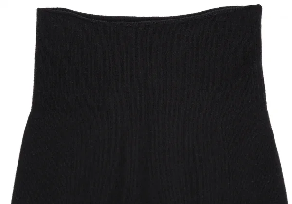 イッセイミヤケ ハートISSEY MIYAKE HaaT オーガニックコットンリブニットレギンスパンツ 黒F K-112390_002