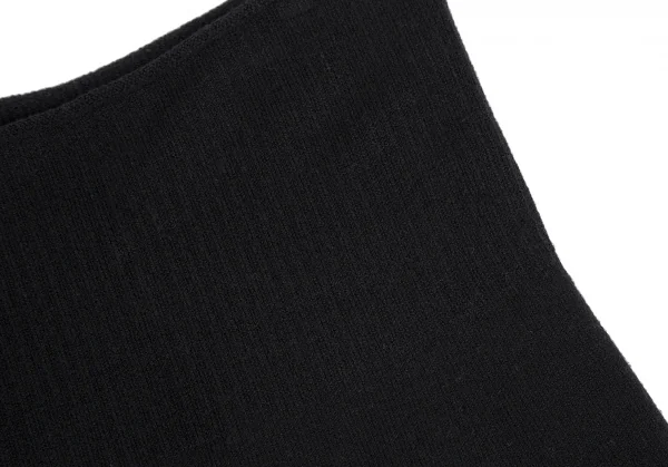 イッセイミヤケ ハートISSEY MIYAKE HaaT オーガニックコットンリブニットレギンスパンツ 黒F K-112390_004