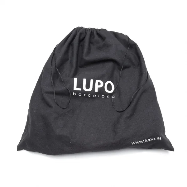 ルポLUPO レザープリーツハンドバッグ 黒 K-112394_019