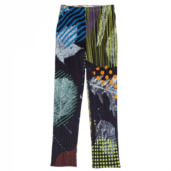 プリーツプリーズPLEATS PLEASE グラフィックプリントセットアップ 紺マルチ4/M位 K-112413_012