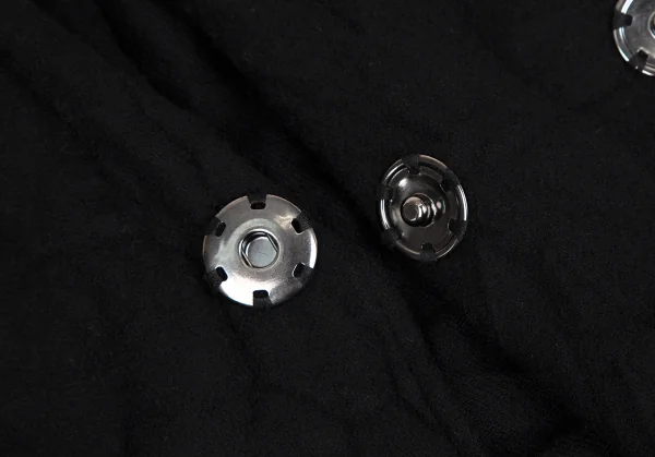 REGULATION Yohji Yamamoto MEN Wrinkled Wool Belted Hoodie Coat K-112441_012