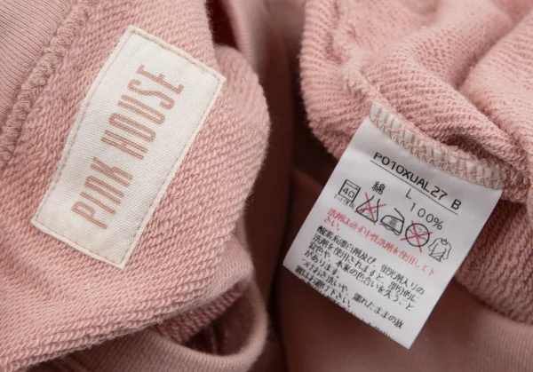 ハウスPINK HOUSE テディベアプリントスウェット ピンクL K-112460_015