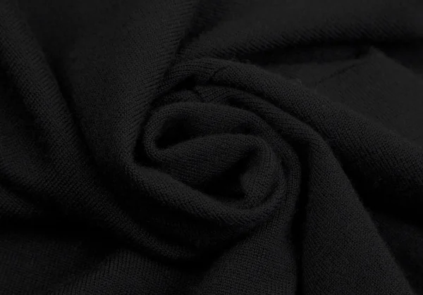 トリココムデギャルソンtricot COMME des GARCONSウールパネル切替フレアニットスカート 黒M K-112466_011