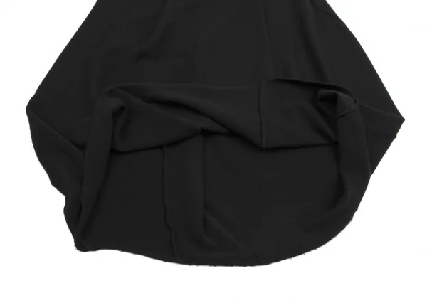 トリココムデギャルソンtricot COMME des GARCONSウールパネル切替フレアニットスカート 黒M K-112466_009