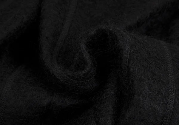 トリココムデギャルソンtricot COMME des GARCONSモヘア混ショールカラージャケット 黒M K-112468_012