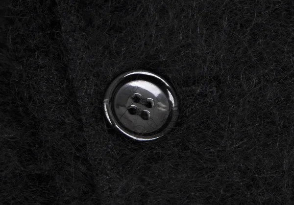 トリココムデギャルソンtricot COMME des GARCONSモヘア混ショールカラージャケット 黒M K-112468_009