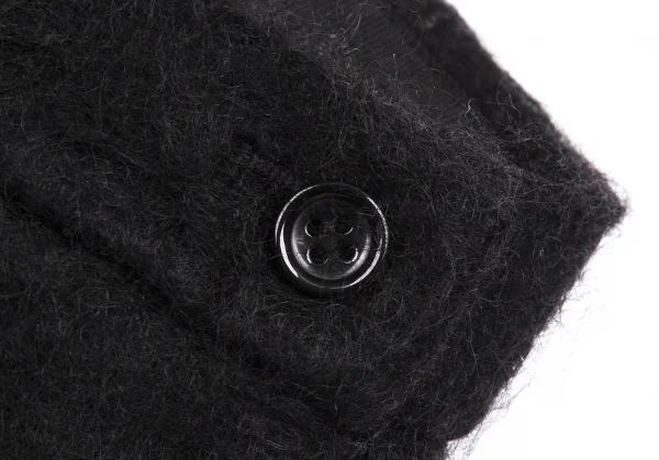 トリココムデギャルソンtricot COMME des GARCONSモヘア混パネル切替フレアスカート 黒M K-112469_004