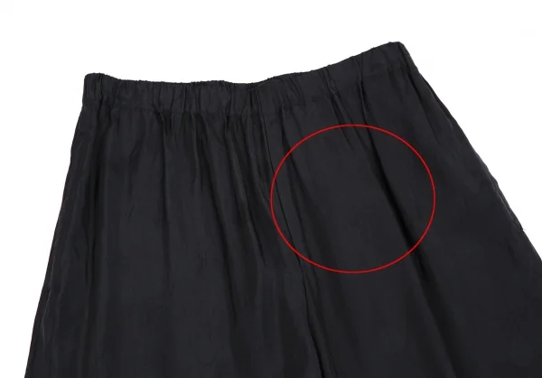 トリココムデギャルソンtricot COMME des GARCONS ドット織りキュプラストレートパンツ 紺M位 K-112478_002