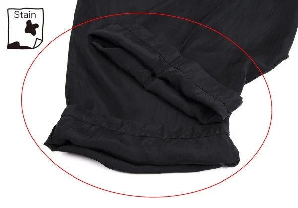 トリココムデギャルソンtricot COMME des GARCONS ドット織りキュプラストレートパンツ 紺M位 K-112478_007