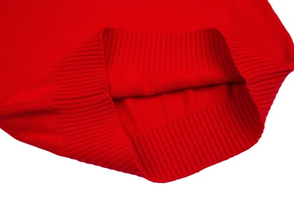 トリココムデギャルソンtricot COMME des GARCONS ロゴプリントタートルネックニットセーター 赤S位 K-112484_014