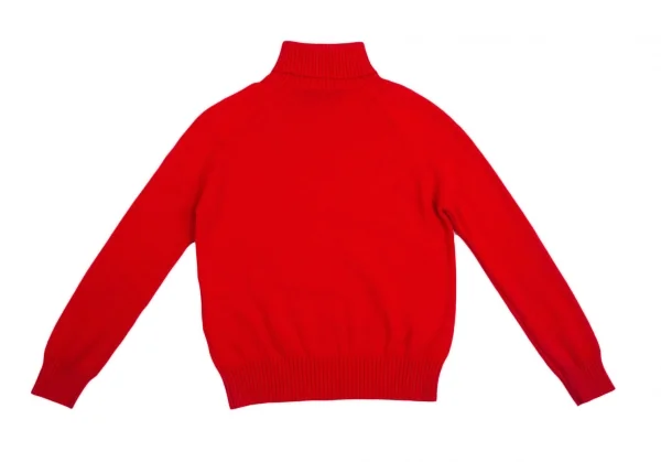 トリココムデギャルソンtricot COMME des GARCONS ロゴプリントタートルネックニットセーター 赤S位 K-112484_015