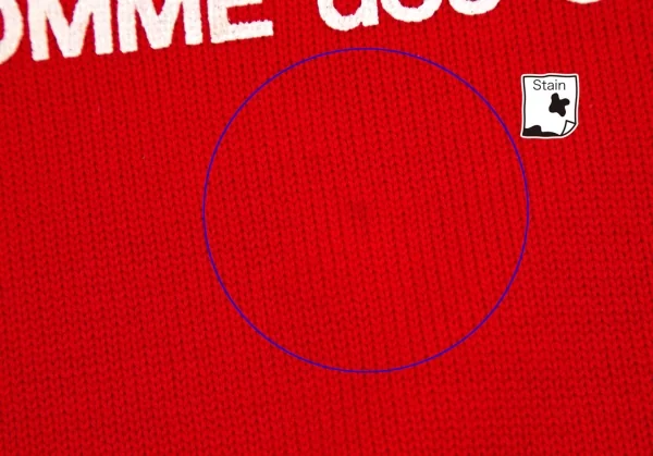 トリココムデギャルソンtricot COMME des GARCONS ロゴプリントタートルネックニットセーター 赤S位 K-112484_007