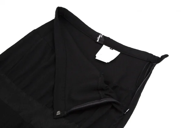 tricot COMME des GARCONS Stripe Switching Washed Wool Skirt K-112488_004