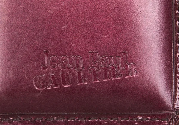 ジャンポールゴルチエJean Paul GAULTIER ニューローズ二つ折り財布 赤紫 K-112499_016