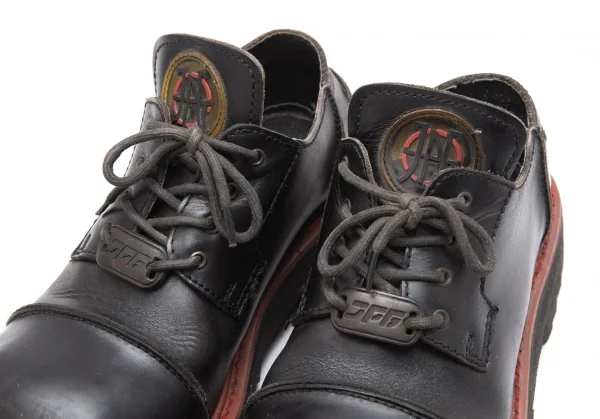 ジャンポールゴルチエJean Paul GAULTIER PARIS レザーラウンドトゥシューズ 黒23 K-112501_005