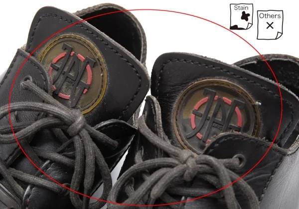 ジャンポールゴルチエJean Paul GAULTIER PARIS レザーラウンドトゥシューズ 黒23 K-112501_006