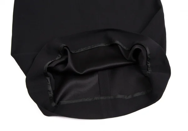 マルタンマルジェラMartin Margiela 4 レーヨンVネックロングベスト 黒36 K-112508_008