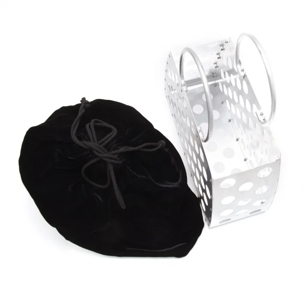 ジュンヤワタナベ コムデギャルソンJUNYA WATANABE COMME des GARCONS ジュラルミンパンチングメタルバッグ シルバー K-112512_009