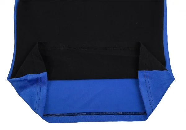 ジャンポールゴルチエJean Paul GAULTIER PARIS ストレッチラインテープボートネックTシャツ 黒青40 K-112547_008