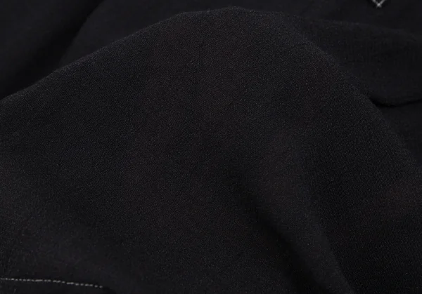 ジャンポールゴルチエ ファムJean Paul GAULTIER FEMME レーヨンナイロンハーフラップミニスカート 黒40 K-112567_012