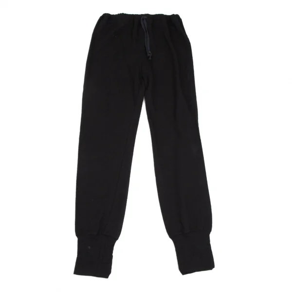 ジュンヤワタナベコムデギャルソンJUNYA WATANABE COMME des GARCONS ニット天竺イージーパンツ 黒S K-112582_001