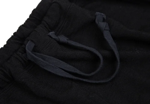 ジュンヤワタナベコムデギャルソンJUNYA WATANABE COMME des GARCONS ニット天竺イージーパンツ 黒S K-112582_003