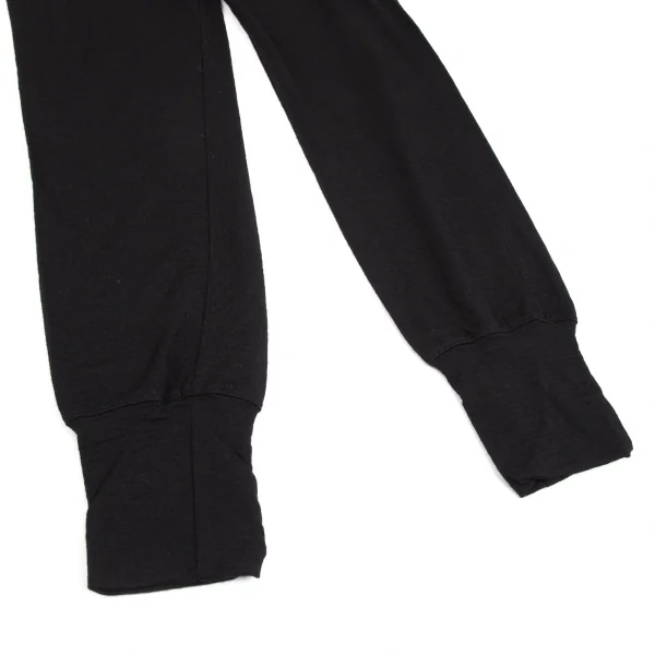 ジュンヤワタナベコムデギャルソンJUNYA WATANABE COMME des GARCONS ニット天竺イージーパンツ 黒S K-112582_005