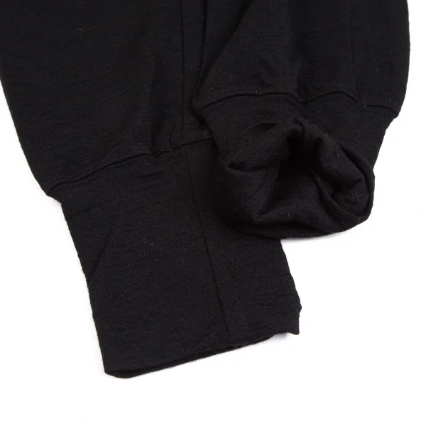 ジュンヤワタナベコムデギャルソンJUNYA WATANABE COMME des GARCONS ニット天竺イージーパンツ 黒S K-112582_006