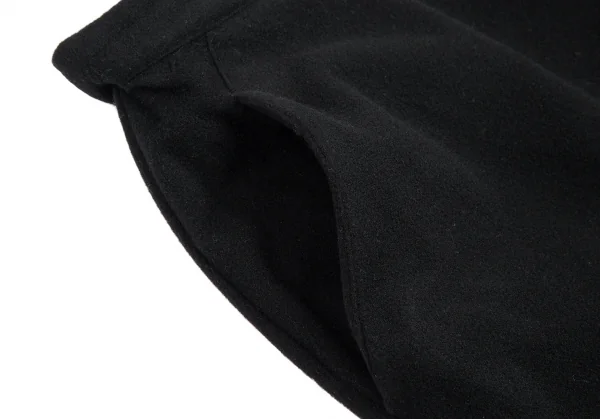 ヨウジヤマモト ファムYohji Yamamoto FEMME フロントスリットウールロングスカート 黒1 K-112584_004