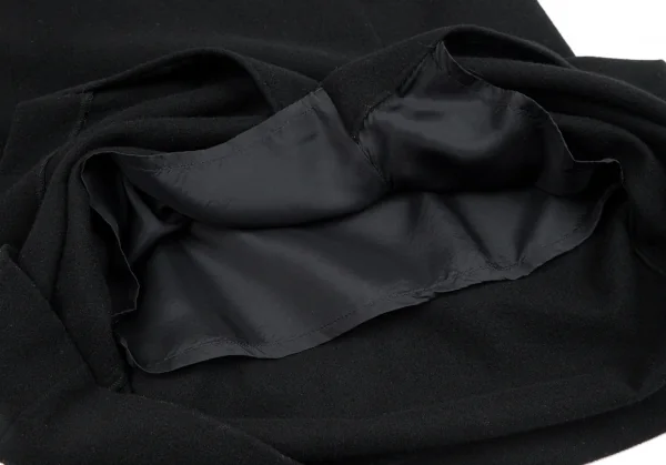 ヨウジヤマモト ファムYohji Yamamoto FEMME ロープ留めデザインウールセットアップスーツ 黒1 K-112585_017