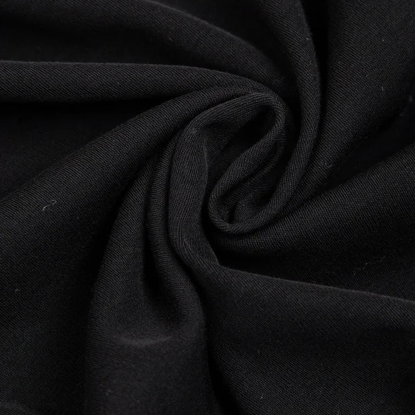 ヨウジヤマモト ファムYohji Yamamoto FEMME サイドロゴクルーネック長袖カットソー 黒3 K-112586_012