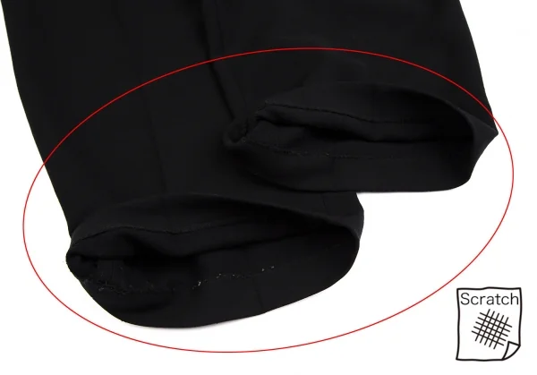 ジャンポールゴルチエ クラシックJean Paul GAULTIER CLASSIQUE ウールハイウエストパンツ 黒40 K-112594_009