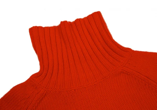 ビューティーアンドユース ユナイテッドアローズBEAUTY & YOUTH UNITED ARROWS ウールサイドスリットワイドニットセーター 赤M位 K-112602_005