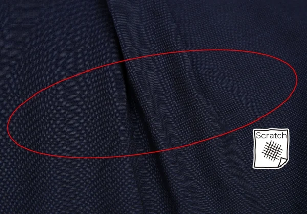 コムデギャルソン オムドゥCOMME des GARCONS HOMME DEUX ウールシルクベーシックシャツ 紺S K-112612_015