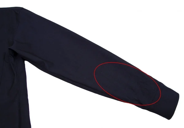 コムデギャルソン オムドゥCOMME des GARCONS HOMME DEUX ウールシルクベーシックシャツ 紺S K-112612_007